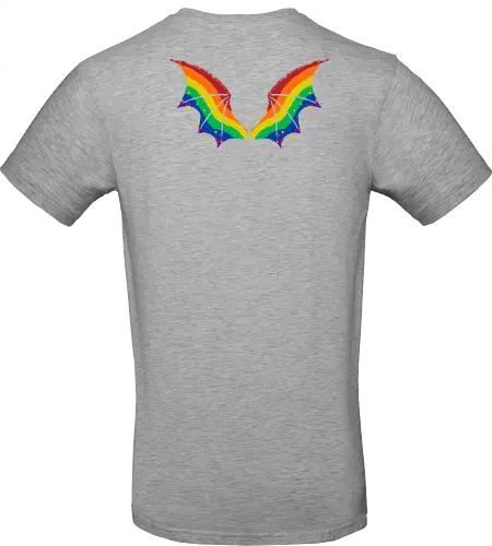 Rainbow Pride Bat Wings