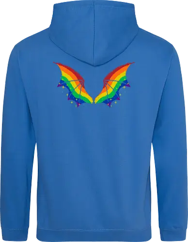 Rainbow Pride Bat Wings