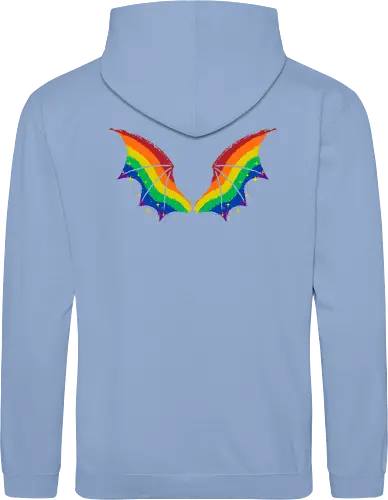 Rainbow Pride Bat Wings