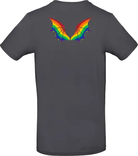 Rainbow Pride Bat Wings
