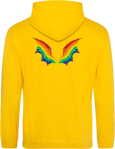 Rainbow Pride Bat Wings