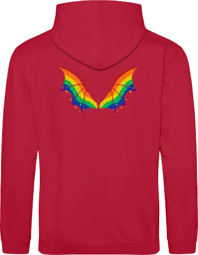 Rainbow Pride Bat Wings
