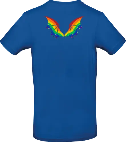 Rainbow Pride Bat Wings