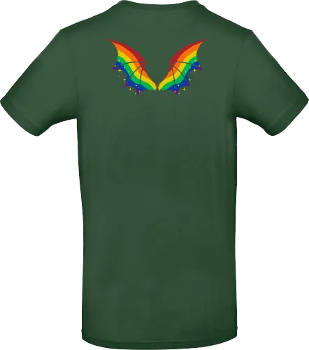 Rainbow Pride Bat Wings
