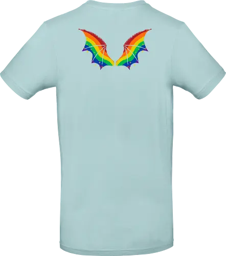 Rainbow Pride Bat Wings