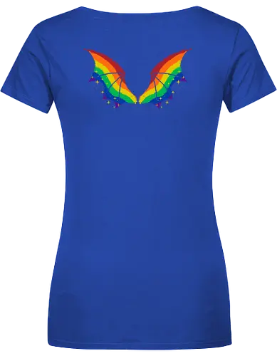 Rainbow Pride Bat Wings