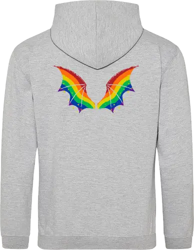 Rainbow Pride Bat Wings