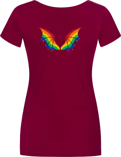 Rainbow Pride Bat Wings