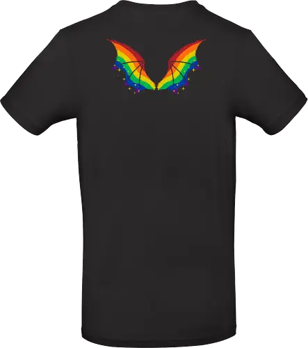 Rainbow Pride Bat Wings