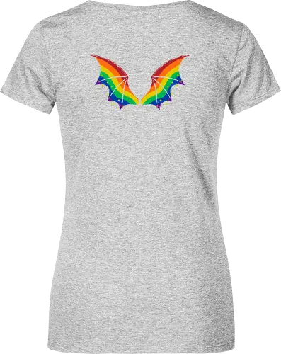Rainbow Pride Bat Wings