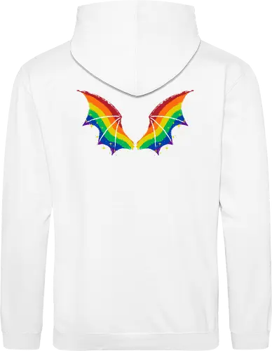 Rainbow Pride Bat Wings
