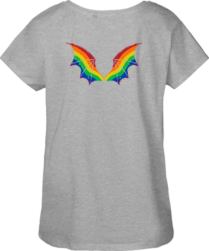 Rainbow Pride Bat Wings