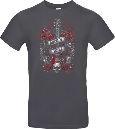 Rock N Roll Skull Guitars