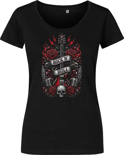 Rock N Roll Skull Guitars