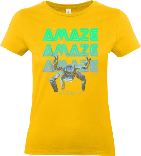 Project Hail Mary Rocky Alien Neon - project hail mary, rocky alien, sci fi shirt, neon alien, weltraum design, buch fanart, sci fi fan, alien portrait, space art, nerd shirt, geek kleidung, futuristisch, astronaut vibe, science fiction - Standard T-Shirt (Frauen)