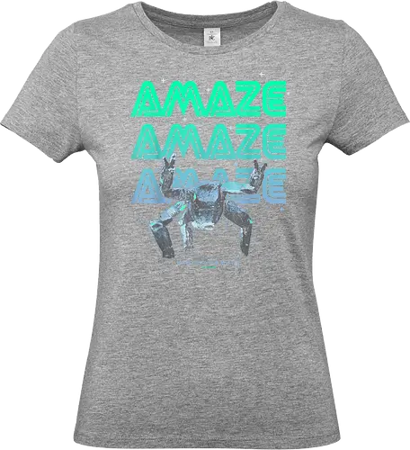 Project Hail Mary Rocky Alien Neon - project hail mary, rocky alien, sci fi shirt, neon alien, weltraum design, buch fanart, sci fi fan, alien portrait, space art, nerd shirt, geek kleidung, futuristisch, astronaut vibe, science fiction - Standard T-Shirt (Frauen)