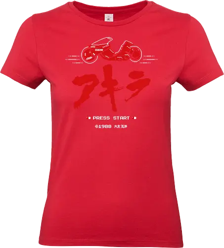 Neo Tokyo Rider 8bit - akira, neo tokyo, kaneda bike, cyberpunk anime, retro anime, manga classic, anime motorcycle, otomo - Standard T-Shirt (Frauen)