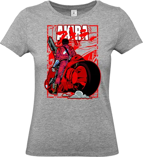 Capsule Gang - shotaro kaneda, akira anime, capsule gang, neo tokyo, anime biker, cyberpunk manga, red bike, retro anime - Standard T-Shirt (Frauen)