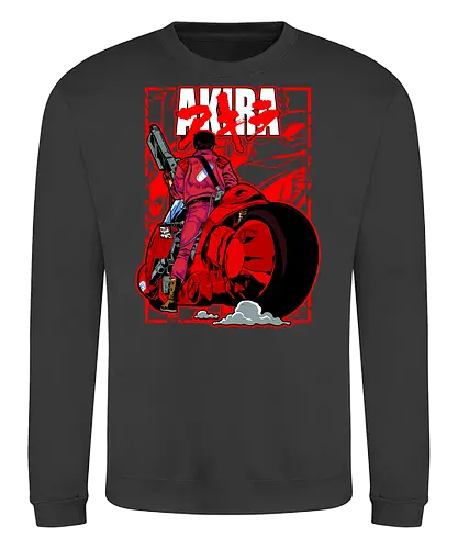 Capsule Gang - shotaro kaneda, akira anime, capsule gang, neo tokyo, anime biker, cyberpunk manga, red bike, retro anime - Sweatshirt
