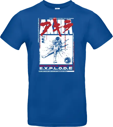 Tokyo Explosion File - akira, anime explosion, neo tokyo, cyberpunk art, manga panel, sci fi anime, tetsuo, retro manga - Standard T-Shirt