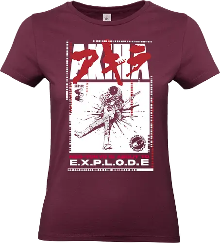 Tokyo Explosion File - akira, anime explosion, neo tokyo, cyberpunk art, manga panel, sci fi anime, tetsuo, retro manga - Standard T-Shirt (Frauen)