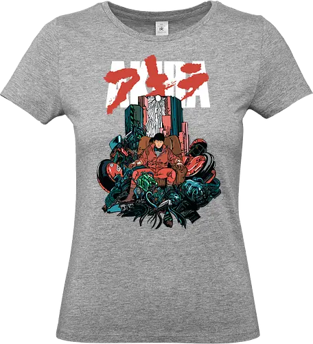 King of Neo Tokyo - kaneda, akira anime, neo tokyo, cyberpunk king, anime biker, manga classic, red motorcycle, retro anime - Standard T-Shirt (Frauen)