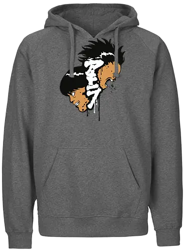Brothers of Neo Tokyo - kaneda, tetsuo, akira anime, neo tokyo, cyberpunk rivalry, manga classic, anime duo, retro manga - Fairtrade Hoodie