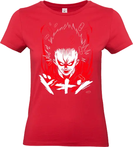 Psychic Nightmare - tetsuo, akira manga, psychic awakening, neo tokyo, anime horror, cyberpunk anime, retro manga, mutant power - Standard T-Shirt (Frauen)