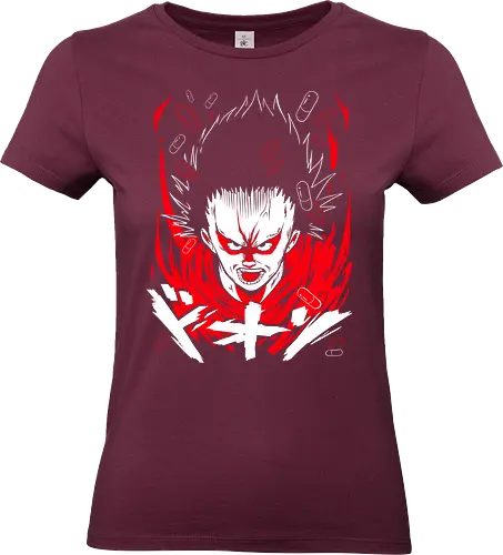 Psychic Nightmare - tetsuo, akira manga, psychic awakening, neo tokyo, anime horror, cyberpunk anime, retro manga, mutant power - Standard T-Shirt (Frauen)