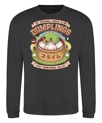 Ramuramu Valley Dumplings Vintage - pink bean, slime, yeti, orange mushroom, kawaii, anime, chibi, ragnarok online, video game, gaming, gamer, zakum helm - Sweatshirt