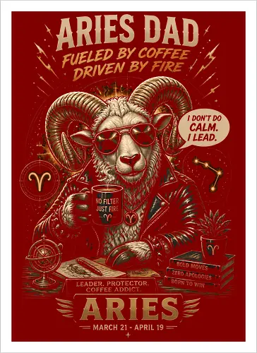 Aries Dad Graphic Design