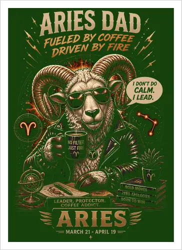 Aries Dad Graphic Design