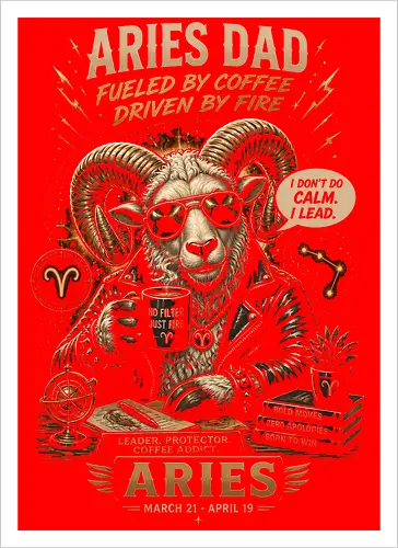 Aries Dad Graphic Design