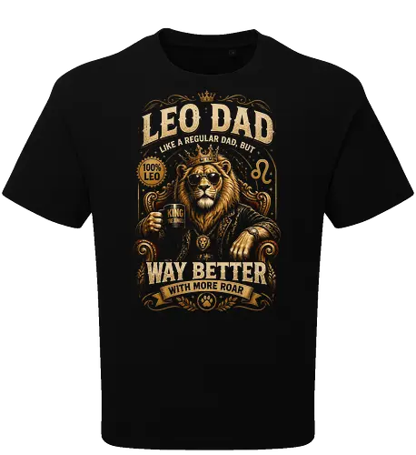 Leo Dad King of the Jungle