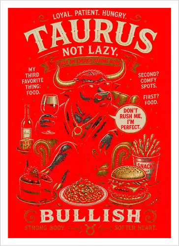 Taurus Zodiac Characteristics Design