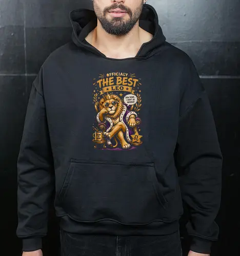 Proud Lion with Leo Zodiac