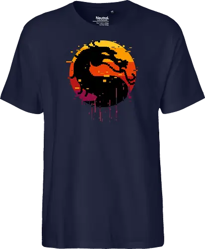 retro dragon club  - ice, freeze, subzero, scorpion, reptile, fighter, 80s, game, versus, arcade - Fairtrade T-Shirt