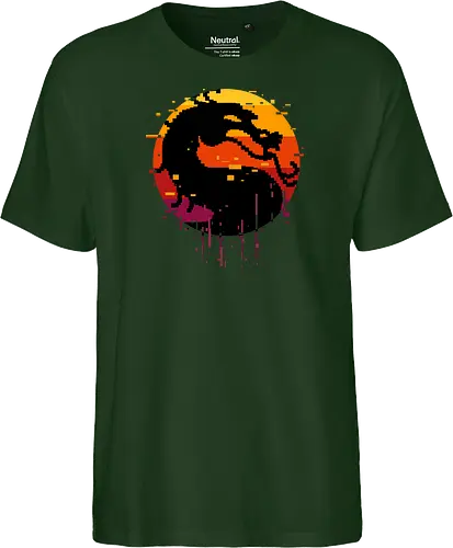 retro dragon club  - ice, freeze, subzero, scorpion, reptile, fighter, 80s, game, versus, arcade - Fairtrade T-Shirt