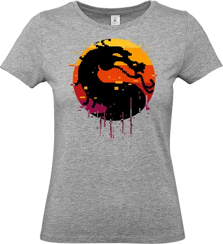 retro dragon club  - ice, freeze, subzero, scorpion, reptile, fighter, 80s, game, versus, arcade - Standard T-Shirt (Frauen)