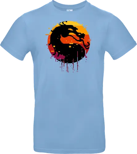 retro dragon club  - ice, freeze, subzero, scorpion, reptile, fighter, 80s, game, versus, arcade - Standard T-Shirt