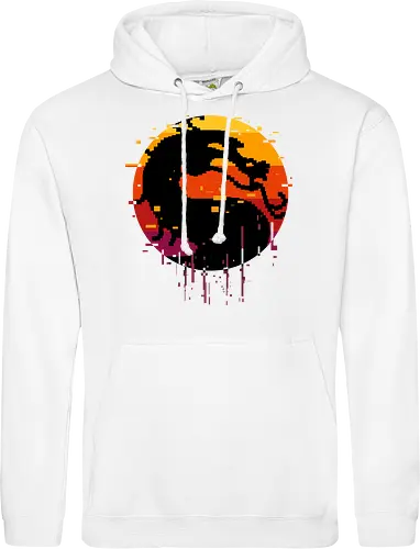 retro dragon club  - ice, freeze, subzero, scorpion, reptile, fighter, 80s, game, versus, arcade - Standard Hoodie