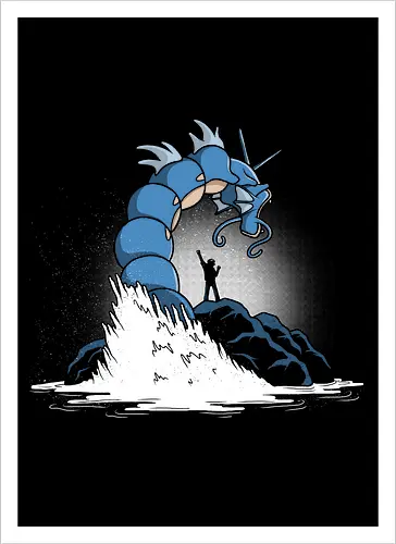 Gyarados - Kunstdruck