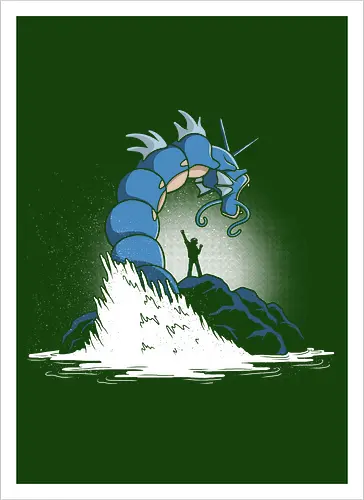 Gyarados - Kunstdruck