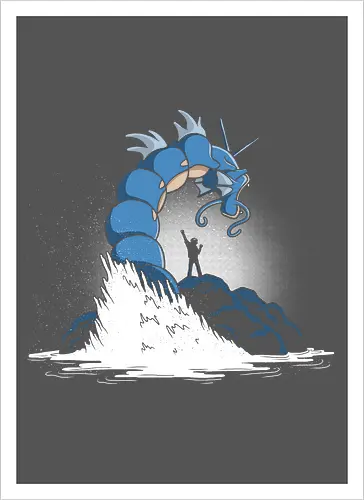 Gyarados - Kunstdruck