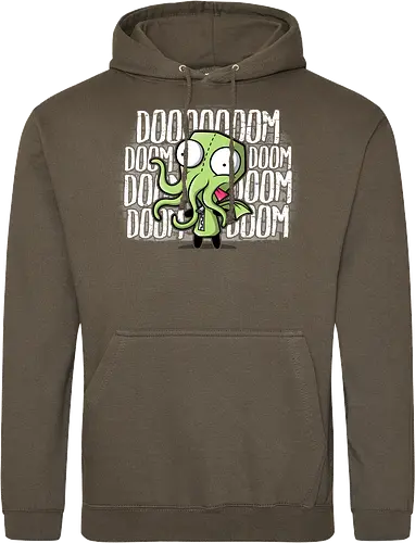 GIRthulhu - Der kosmische Chaos-Mashup - GIRthulhu T-Shirt, kosmischer Mashup, Geek-Kultur, Invasor Zim, Cthulhu, Popkultur Geek, Lovecraft, Kult-Animation, Geek-Mode, Nonsense-Humor, Große Alte, GeekStyle, Missgeschicke, literarischer Horror, kosmisches Doom - Standard Hoodie