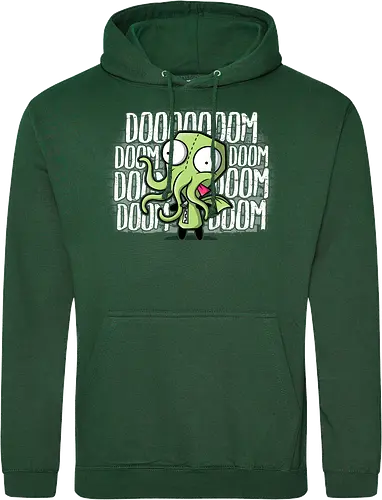 GIRthulhu - Der kosmische Chaos-Mashup - GIRthulhu T-Shirt, kosmischer Mashup, Geek-Kultur, Invasor Zim, Cthulhu, Popkultur Geek, Lovecraft, Kult-Animation, Geek-Mode, Nonsense-Humor, Große Alte, GeekStyle, Missgeschicke, literarischer Horror, kosmisches Doom - Standard Hoodie