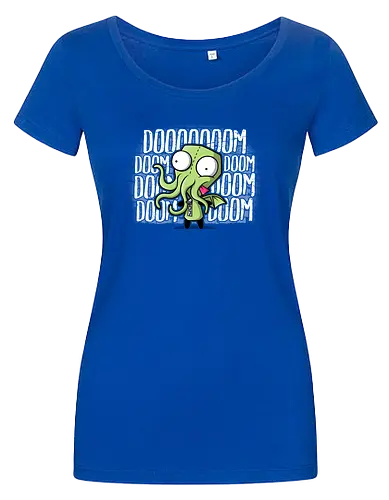 GIRthulhu - Der kosmische Chaos-Mashup - GIRthulhu T-Shirt, kosmischer Mashup, Geek-Kultur, Invasor Zim, Cthulhu, Popkultur Geek, Lovecraft, Kult-Animation, Geek-Mode, Nonsense-Humor, Große Alte, GeekStyle, Missgeschicke, literarischer Horror, kosmisches Doom - Damen T-Shirt