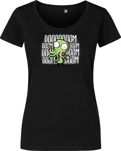 GIRthulhu - Der kosmische Chaos-Mashup - GIRthulhu T-Shirt, kosmischer Mashup, Geek-Kultur, Invasor Zim, Cthulhu, Popkultur Geek, Lovecraft, Kult-Animation, Geek-Mode, Nonsense-Humor, Große Alte, GeekStyle, Missgeschicke, literarischer Horror, kosmisches Doom - Damen T-Shirt