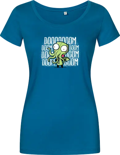 GIRthulhu - Der kosmische Chaos-Mashup - GIRthulhu T-Shirt, kosmischer Mashup, Geek-Kultur, Invasor Zim, Cthulhu, Popkultur Geek, Lovecraft, Kult-Animation, Geek-Mode, Nonsense-Humor, Große Alte, GeekStyle, Missgeschicke, literarischer Horror, kosmisches Doom - Damen T-Shirt
