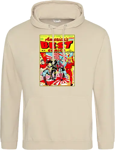 WWII Vintage Superhelden Krieg Comic Retro 1940er